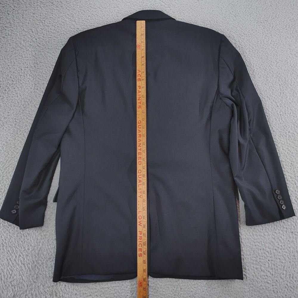 Hickey Freeman Ing Loro Piana Blazer Sport Jacket Mens 41 R Navy Blue 100% Wool - Picture 13 of 16